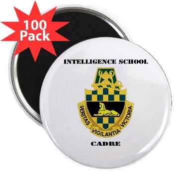 ISC - M01 - 01 - DUI - Intelligence School Cadre with Text - 2.25 Magnet (100 pack)