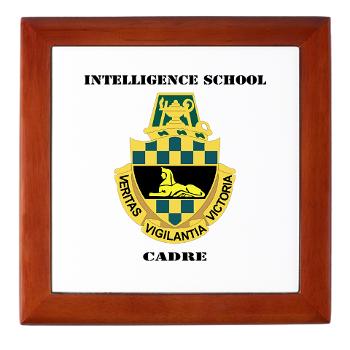 ISC - M01 - 03 - DUI - Intelligence School Cadre with Text - Keepsake Box
