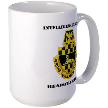 ISH - M01 - 03 - DUI - Intelligence School Headquarters with Text - Large Mug - Click Image to Close