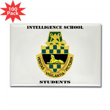 ISS - M01 - 01 - DUI - Intelligence School Students with Text - Rectangle Magnet (100 pack)