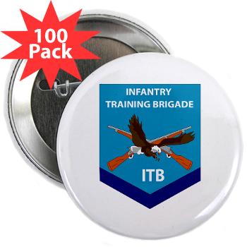 ITB - M01 - 01 - DUI - Infantry Training Brigade - 2.25" Button (100 pack) - Click Image to Close
