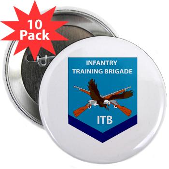 ITB - M01 - 01 - DUI - Infantry Training Brigade - 2.25" Button (10 pack) - Click Image to Close