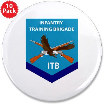 ITB - M01 - 01 - DUI - Infantry Training Brigade - 3.5" Button (10 pack)