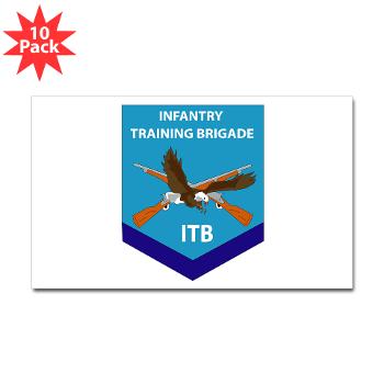 ITB - M01 - 01 - DUI - Infantry Training Brigade - Sticker (Rectangle 10 pk)