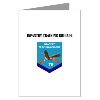 ITB - M01 - 02 - DUI - Infantry Training Brigade with Text - Greeting Cards (Pk of 10) - Click Image to Close