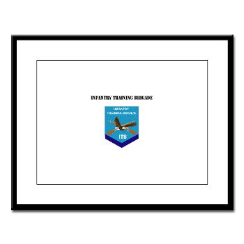 ITB - M01 - 02 - DUI - Infantry Training Brigade with Text - Large Framed Print