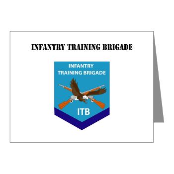 ITB - M01 - 02 - DUI - Infantry Training Brigade with Text - Note Cards (Pk of 20)