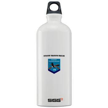 ITB - M01 - 03 - DUI - Infantry Training Brigade with Text - Sigg Water Bottle 1.0L
