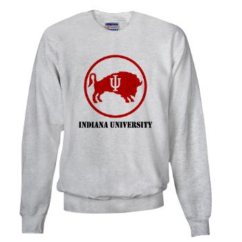 IU - A01 - 03 - SSI - ROTC - Indiana University with Text - Sweatshirt