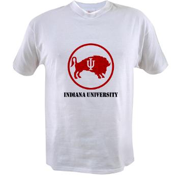IU - A01 - 04 - SSI - ROTC - Indiana University with Text - Value T-shirt