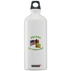 dahoARNG - M01 - 03 - DUI - Idaho Army National Guard with Flag Sigg Water Bottle 1.0L