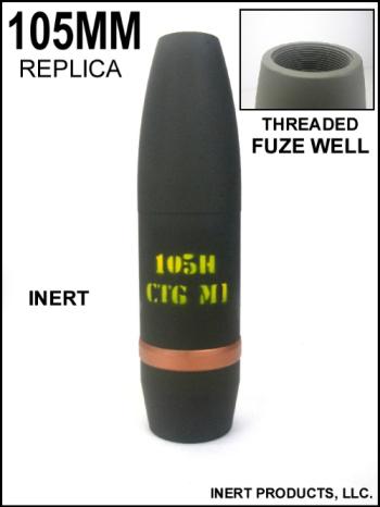 Inert, 105mm Replica�M1, HE Artillery�Projectile - Click Image to Close
