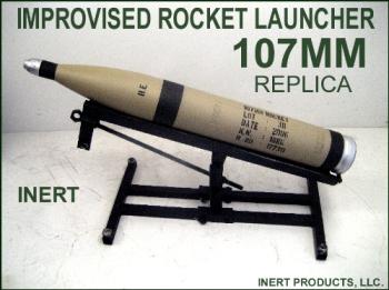 Inert, 107mm Improvised Rocket Launcher Kit - Click Image to Close