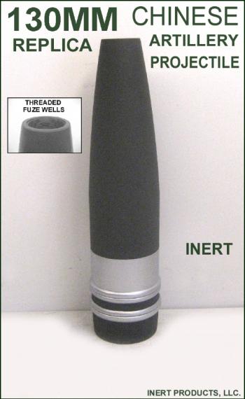 Inert, Replica 130mm Chinese Artillery Projectile