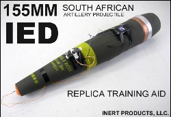 Inert IED, 155mm South African Projectile, IED Training Aid