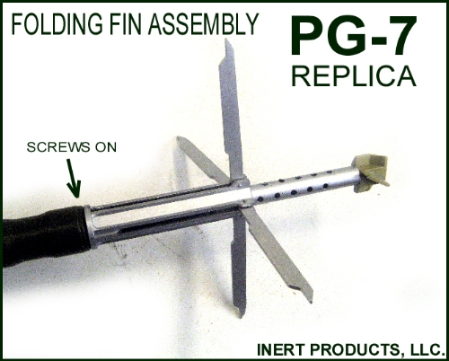 Replica RPG Rear Folding Fin Assembly - Click Image to Close