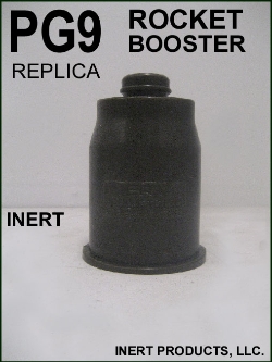 Inert, Replica PG-9 Rocket Booster ONLY - Click Image to Close