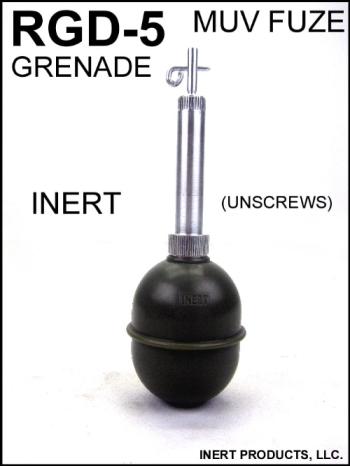 Inert, RGD-5 Replica Grenade With MUV Fuze