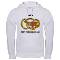 IowaARNG - A01 - 03 - DUI - IOWA Army National Guard with Text - Hooded Sweatshirt