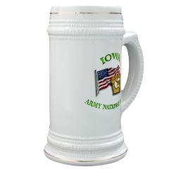IowaARNG - M01 - 03 - DUI - IOWA Army National Guard WITH FLAG - Stein - Click Image to Close