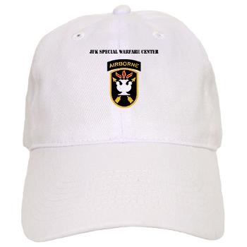 JFKSWC - A01 - 01 - SSI - JFK Special Warfare Center with Text - Cap