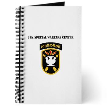 JFKSWC - M01 - 02 - SSI - JFK Special Warfare Center with Text - Journal - Click Image to Close