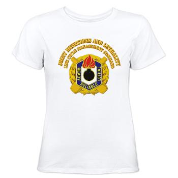 JMLLCMC - A01 - 04 - DUI - JM&L LCMC with Text - Women's T-Shirt