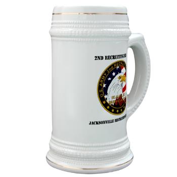 JRB - M01 - 03 - DUI - Jacksonville Recruiting Battalion with Text - Stein