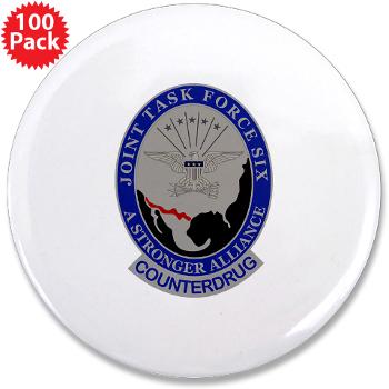 JTFS - M01 - 01 - Joint Task Force Six - 3.5" Button (100 pack)