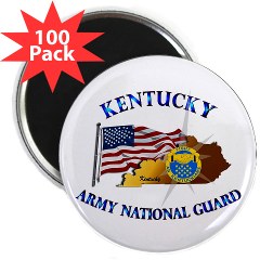 KARNG - M01 - 01 - Kentucky Army National Guard 2.25" Magnet (100 pack)