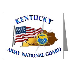 KARNG - M01 - 02 - Kentucky Army National Guard Note Cards (Pk of 20)