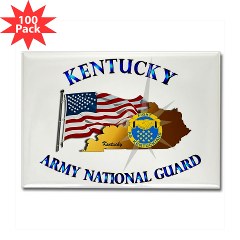 KARNG - M01 - 01 - Kentucky Army National Guard Rectangle Magnet (100 pack) - Click Image to Close