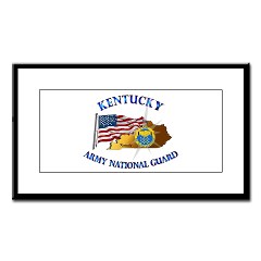 KARNG - M01 - 02 - Kentucky Army National Guard Small Framed Print