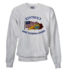 KARNG - A01 - 03 - Kentucky Army National Guard Sweatshirt - Click Image to Close