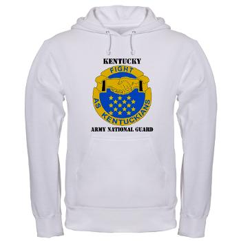 KARNG - A01 - 03 - DUI - Kentucky Army National Guard with text - Hooded Sweatshirt - Click Image to Close