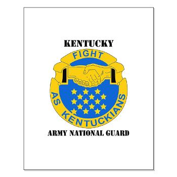 KARNG - M01 - 02 - DUI - Kentucky Army National Guard with text - Small Poster