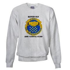 KARNG - A01 - 03 - DUI - Kentucky Army National Guard with text - Sweatshirt - Click Image to Close