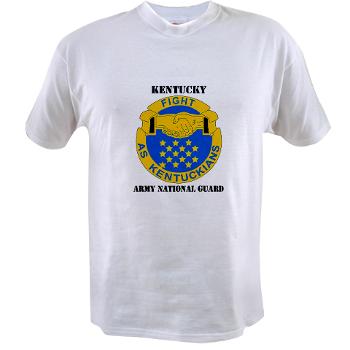 KARNG - A01 - 04 - DUI - Kentucky Army National Guard with text - Value T-shirt - Click Image to Close