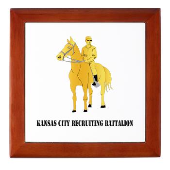 KCRB - M01 - 03 - DUI - Kansas City Recruiting Bn with Text Keepsake Box