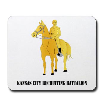 KCRB - M01 - 03 - DUI - Kansas City Recruiting Bn with Text Mousepad