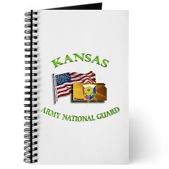 KSARNG - M01 - 02 - DUI - Kansas Army National Guard with Flag Journal