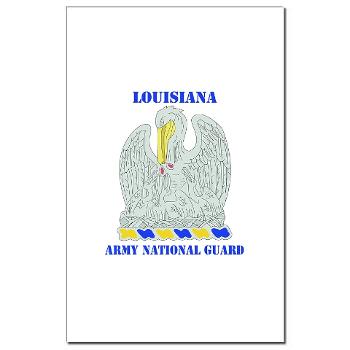 LAARNG - M01 - 02 - DUI - Lousiana Army National Guard with Text - Mini Poster Print