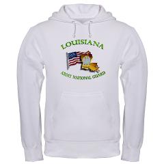 LAARNG - A01 - 03 - DUI - Lousiana Army National Guard with Flag Hooded Sweatshirt - Click Image to Close