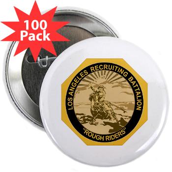 LARB - M01 - 01 - DUI - Los Angeles Recruiting Bn - 2.25" Button (100 pack) - Click Image to Close