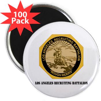 LARB - M01 - 01 - DUI - Los Angeles Recruiting Bn with Text - 2.25 Magnet (100 pack)