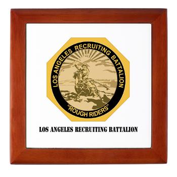 LARB - M01 - 03 - DUI - Los Angeles Recruiting Bn with Text - Keepsake Box