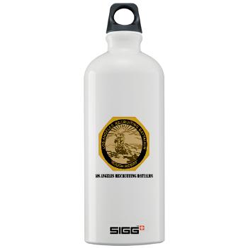 LARB - M01 - 03 - DUI - Los Angeles Recruiting Bn with Text - Sigg Water Battle 1.0L