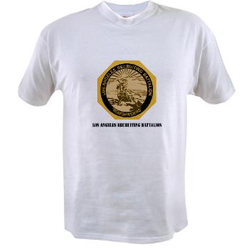 LARB - A01 - 04 - DUI - Los Angeles Recruiting Bn with Text - Value T-Shirt - Click Image to Close