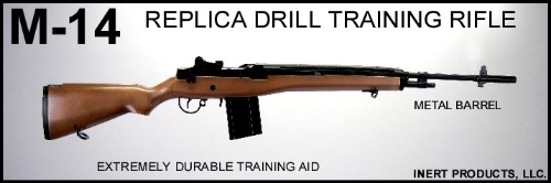 Inert, Replica M-14 Drill Rifle - Painted