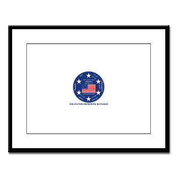 MARB - M01 - 02 - DUI - Mid-Atlantic Recruiting Battalion with Text Large Framed Print